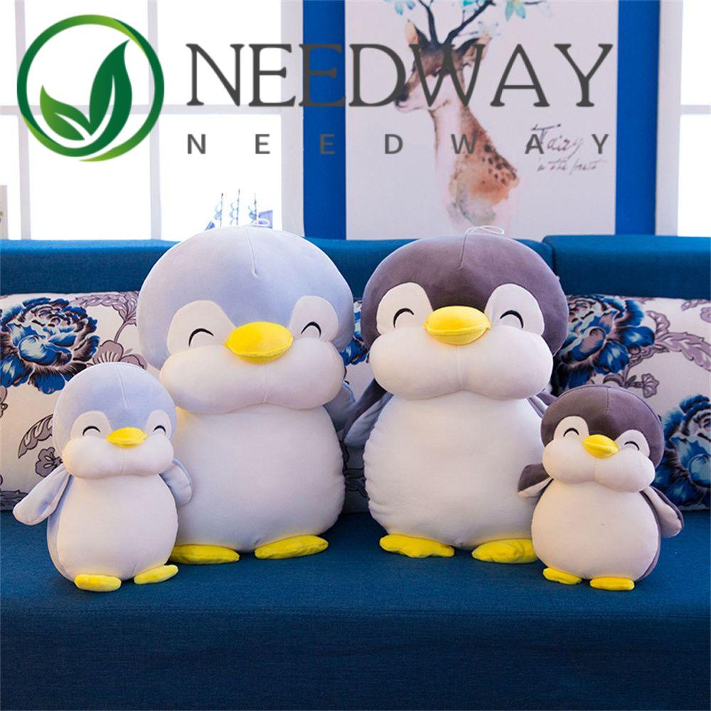 Needway  Mainan Boneka Penguin Bahan Plush Untuk Hadiah Ulang Tahun Anak