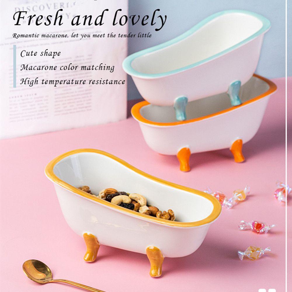 Preva Bathtub bowl Lucu Alat Baking Yogurt tea bowl Puding Kontes Es Krim Dessert Baking bowl