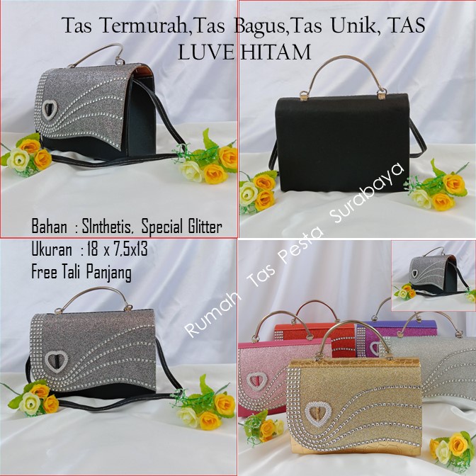 Tas Termurah,Tas Bagus,Tas Unik,TAS LUVE HITAM