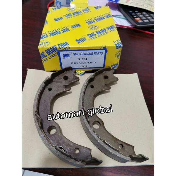 Hand brake shoe kampas rem depan vios altis limo 2pc