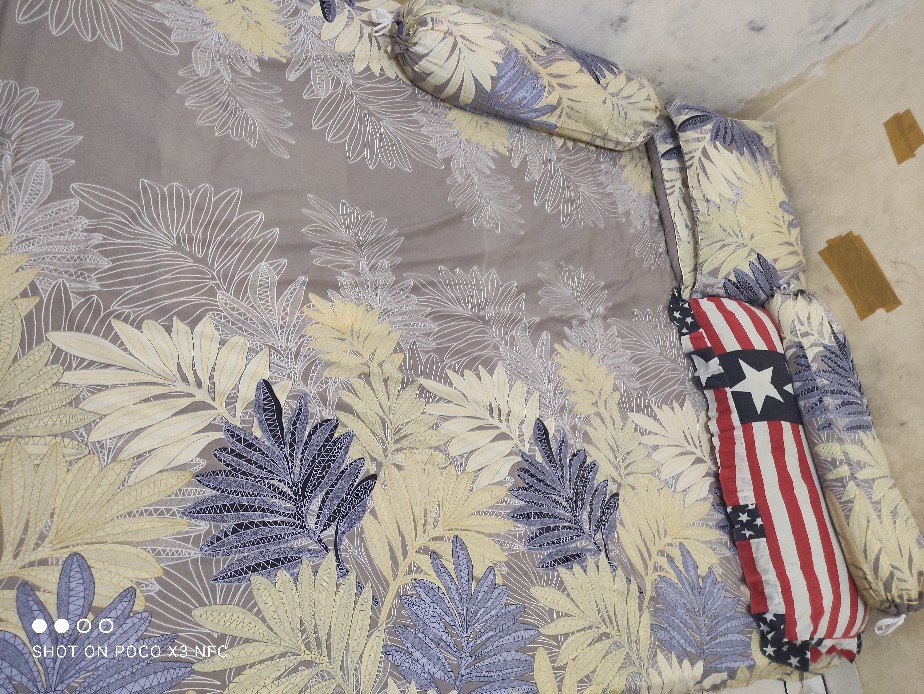 Bedcover Set Katun Star | Motif Andaz Ukuran 160x200 | 180x200