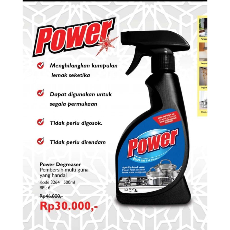 MyWay Power Black Power Degreaser My Way