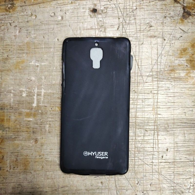 XIAOMI MI 4 / MI4 myuser Silikon karet hitam soft case MANTUL MURAH MERIAH