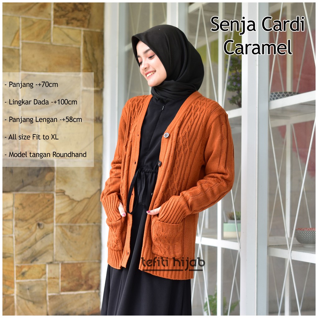 Cardigan Rajut  SENJA Knitwear Baju  Outer Wanita  Shopee  