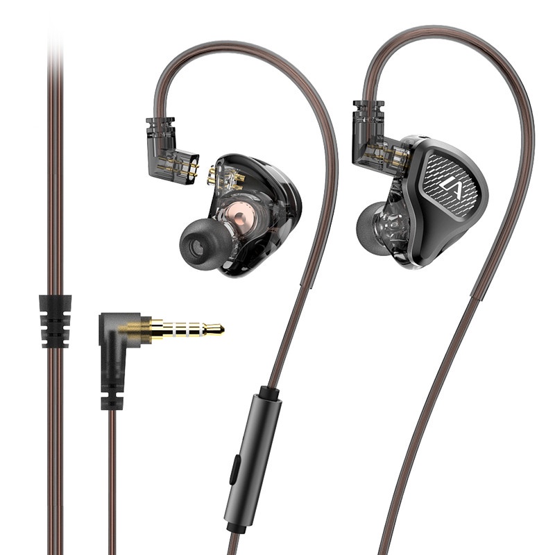 Wp02 Headset In-ear Dynamic HIFI Dengan Kabel Upgrade Dapat Dilepas Untuk Olahraga