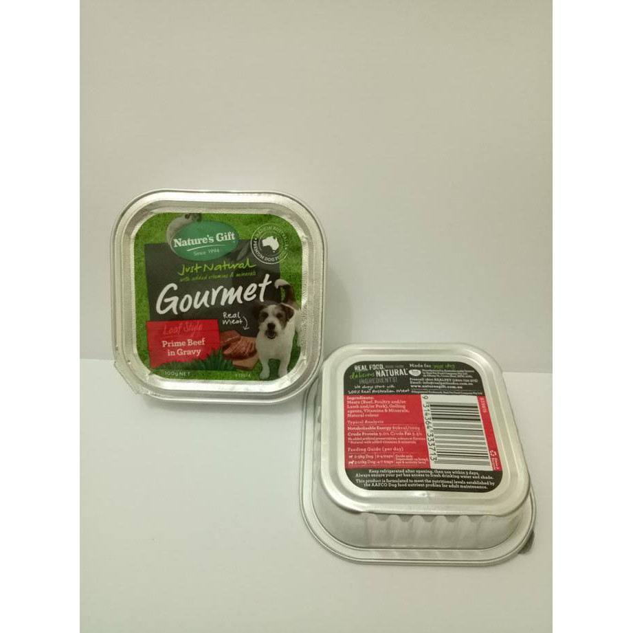 

Siap Kirim Wet Food Nature'S Gift Gourmet Prime Beef In Gravy 100Gr Segera Beli