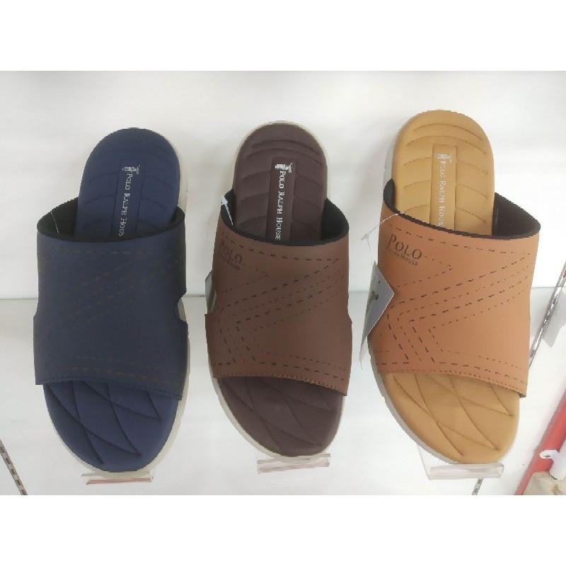 Sandal selop pria Polo Ralph House