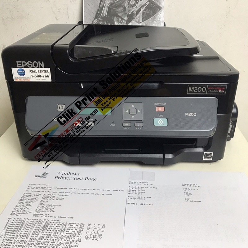 Printer Epson M200 Bekas Siap Pakai