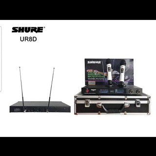 MIC WIRELESS SHURE UR 8D + HARDCASE ( HANDHELD )
