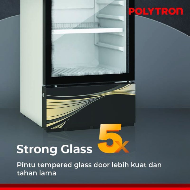 SHOWCASE POLYTRON 3 PINTU SCN 187