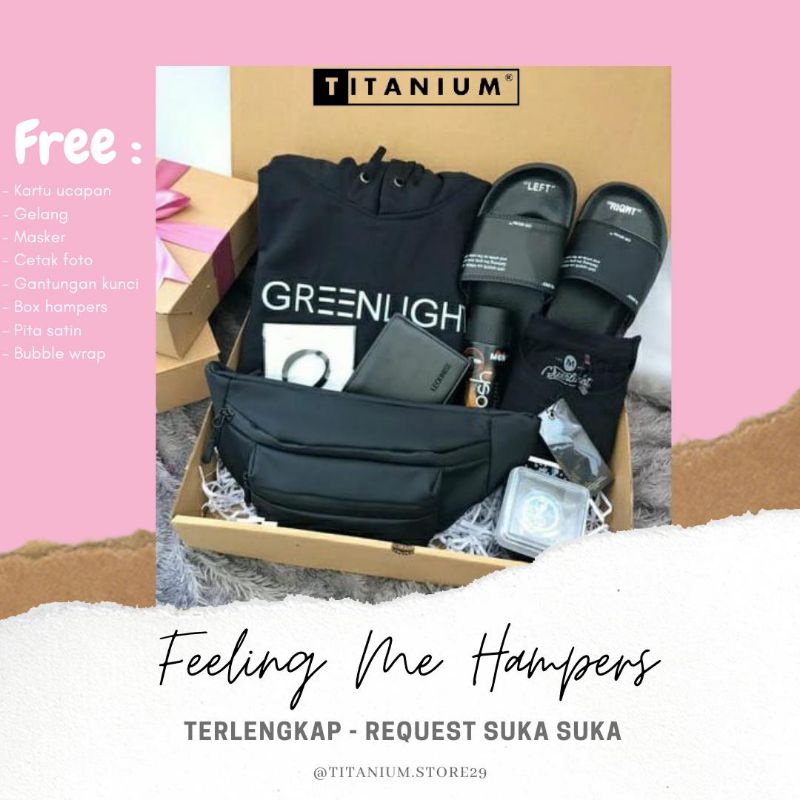 

HAMPERS BOX FEELING ME GIFT BOX KADO ULTAH KADO PACAR HAMPERS CUSTOM KADO WISUDA HADIAH CUSTOM