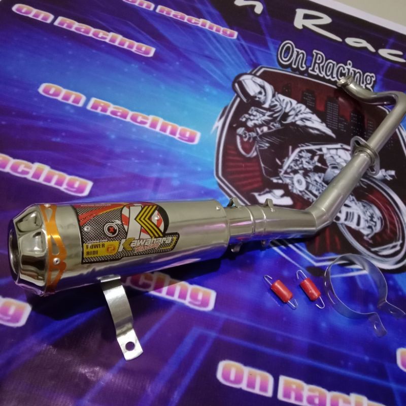 knalpot racing kawahara scoopy,beat fi,beat karbu,beat esp,pop,vario 110 led,spacy