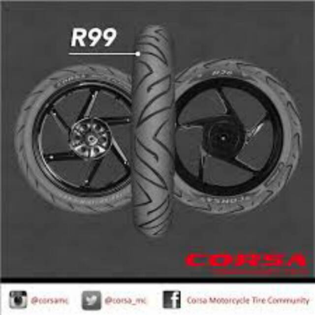 Corsa Platinum R99 uk. 90/80 - 17