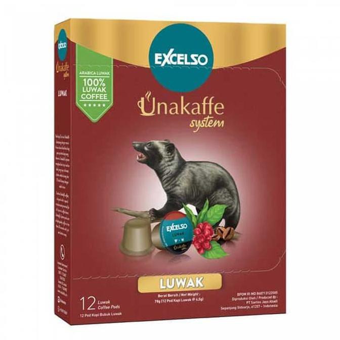 

Kopi Kapsul Excelso Unakaffe Luwak Box