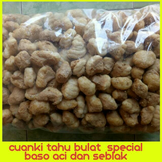 

Ay00! Cuanki tahu bulat 100 butir untuk baso aci,seblak dll