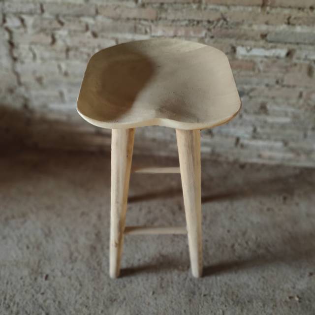 Kursi Bar Kayu Suar - Kursi Bar Minimalis Mentahan