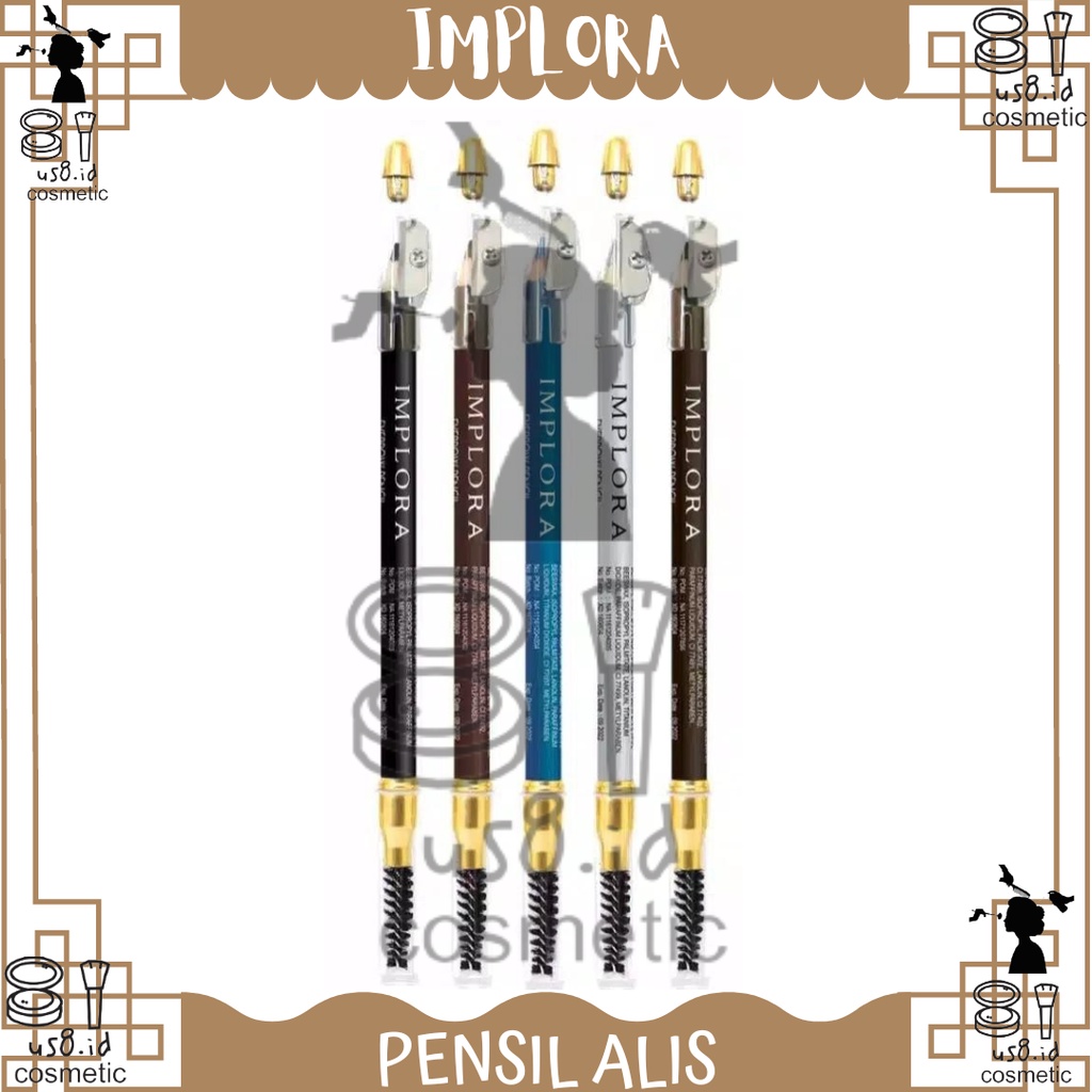 Implora (✔️BPOM) Pensil Alis 2.5 gram ( soft eyebrow pencil )