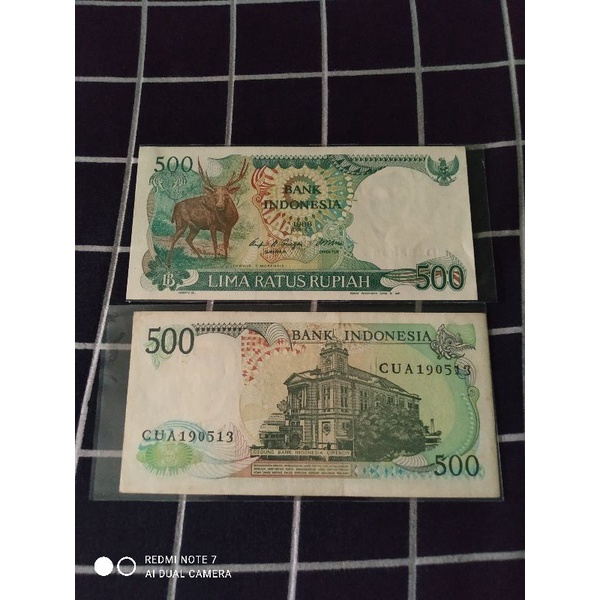 uang 500 rupiah rusa tahun 1988