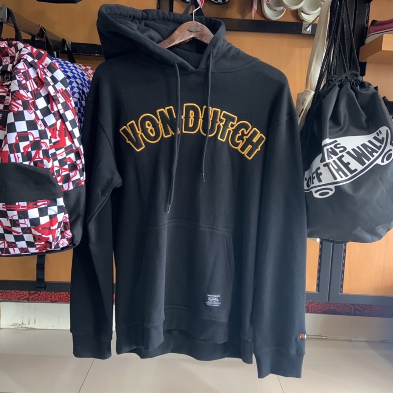 VONDUTCH sweater hoodie hitam ORIGINAL 100% SALE