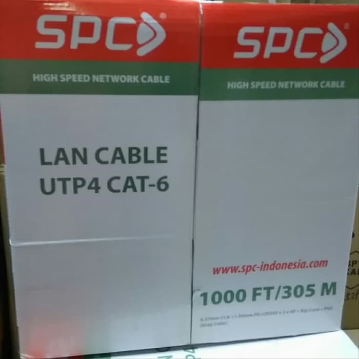 KABEL UTP CAT 6E SPC 1 ROLL, KABEL LAN UTP CAT6E SPC 305M