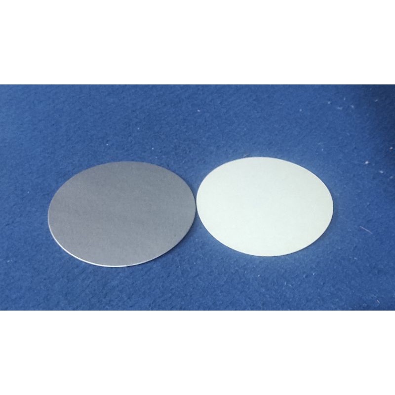 Seal aluminium Toples Tabung PET 87 mm & 9 cm