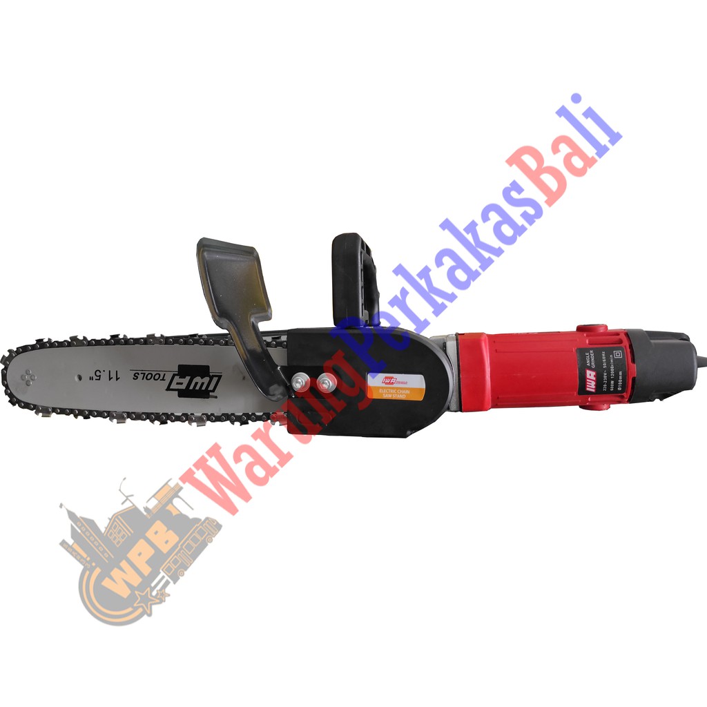 HEMAT 2 IN1 IWA Mini Chainsaw 11.5 Inch Adaptor Gergaji Kayu Chain Saw Senso Mini Set Mesin Gurinda 
