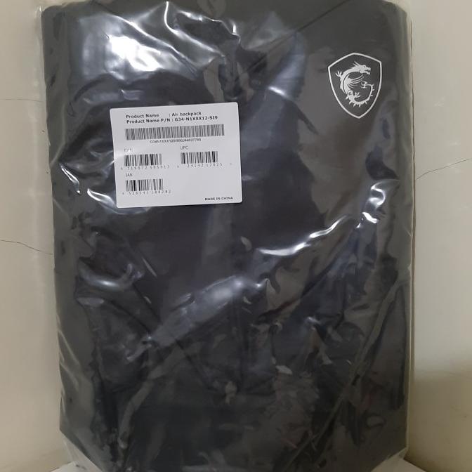 Tas Gaming Msi Air Backpack Bnib