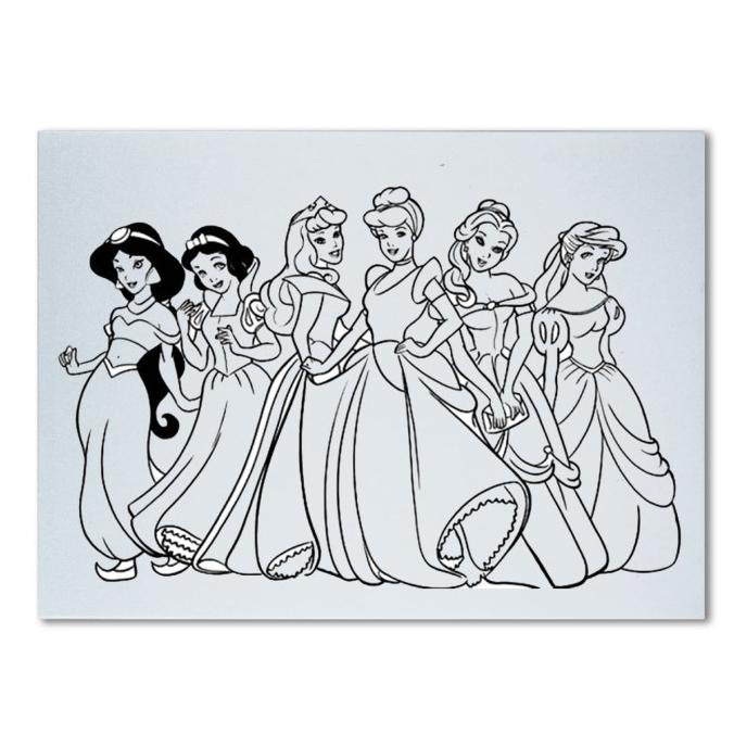 

Kanvas Lukis Gambar / Mewarnai Princess