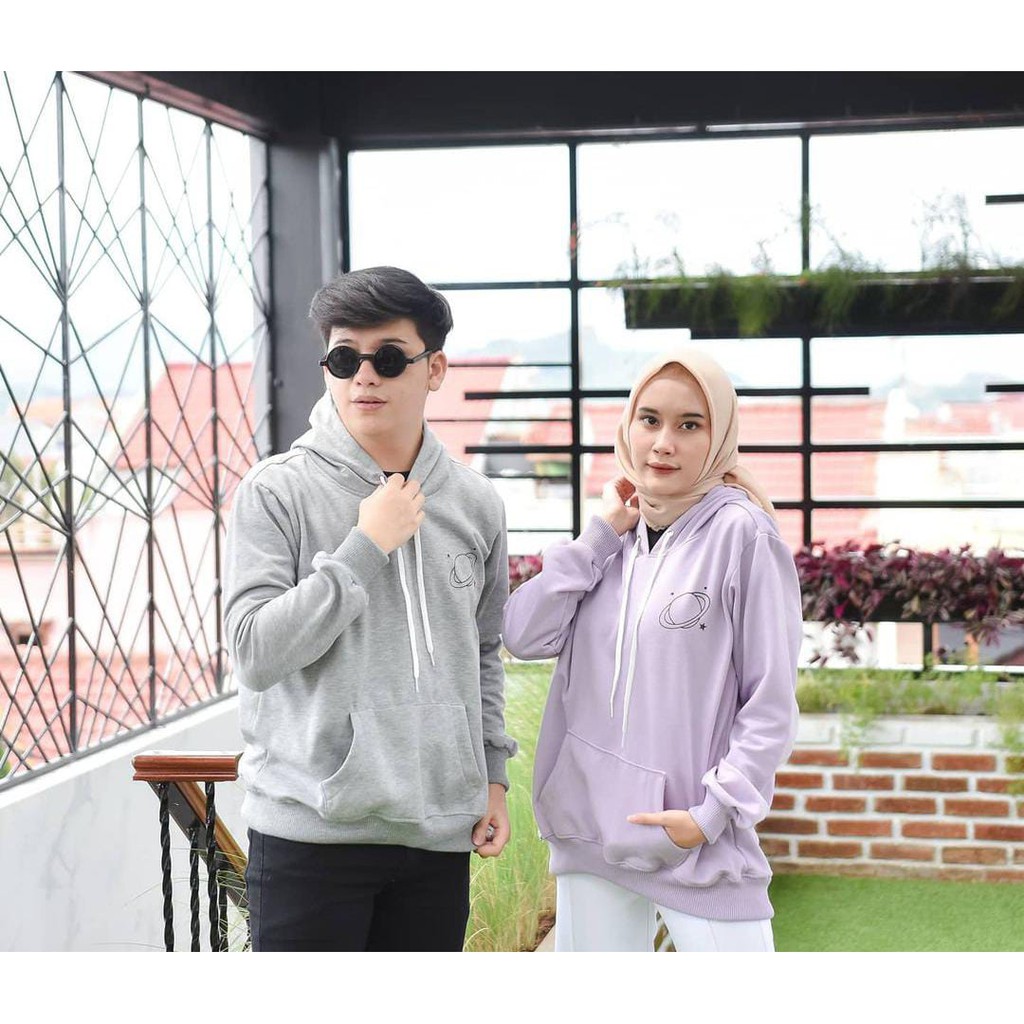 Hoodie Jumper Space Sweater (Pria &amp; Wanita) Planet Uranus