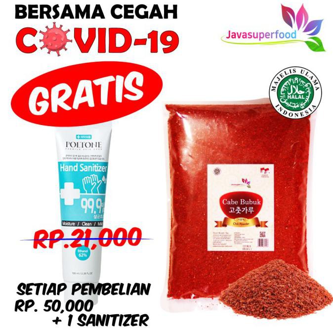 

Gochugaru - Bubuk Cabe Kasar Repack 1 KG