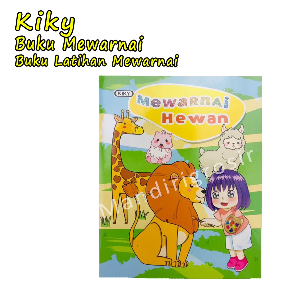 Buku mewarnai * Kiky * latihan mewarnai * 629605