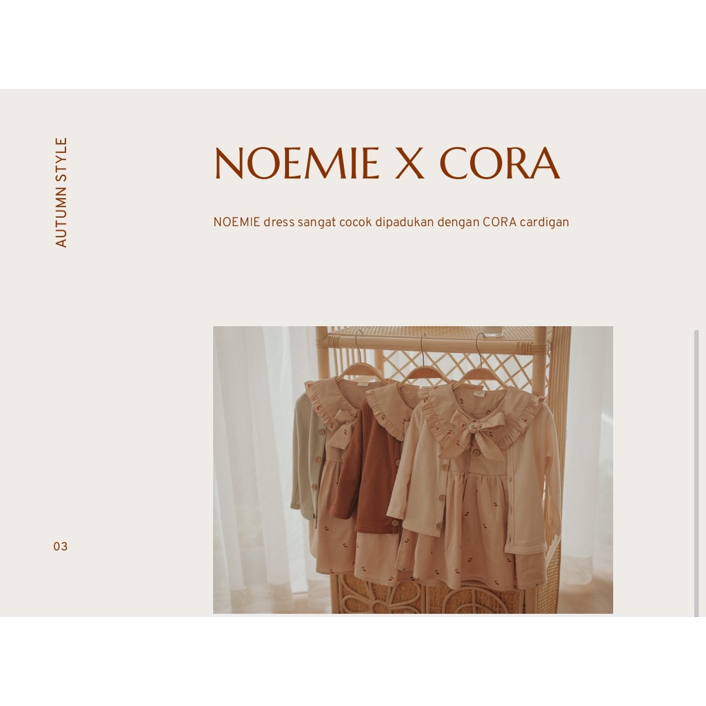 BELL AND BO NOEMIE DRESS ANAK PEREMPUAN 1-4 Tahun