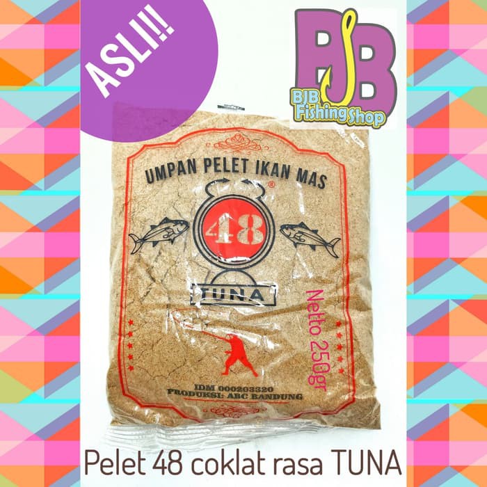 Order Langsung PELET 48 ASLI Bandung rasa TUNA (coklat) Murah