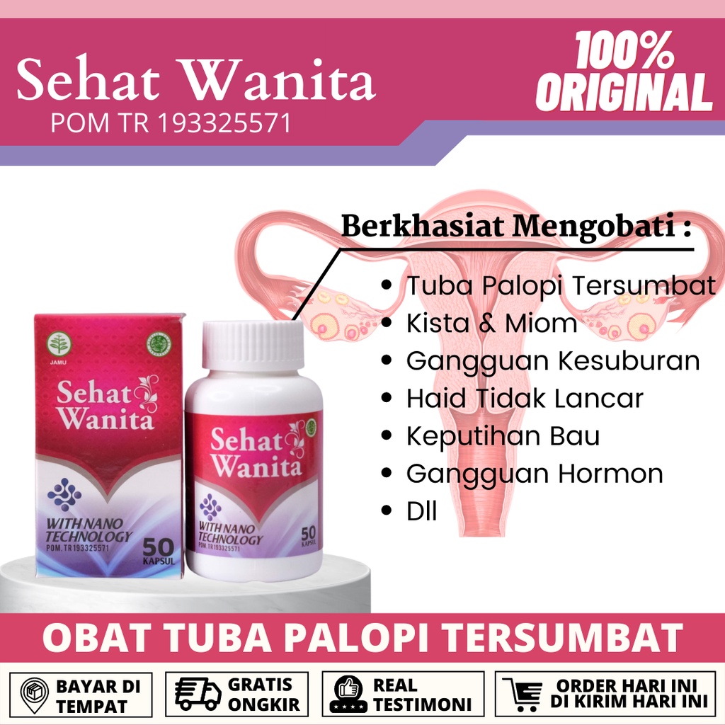 Obat Penyumbatan Tuba Falopi, Radang Tuba Falopi, Obat Herbal Perlengketan Tuba Falopi
