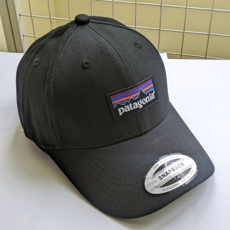 Topi Baseball Patagonia P-6 Basic Black