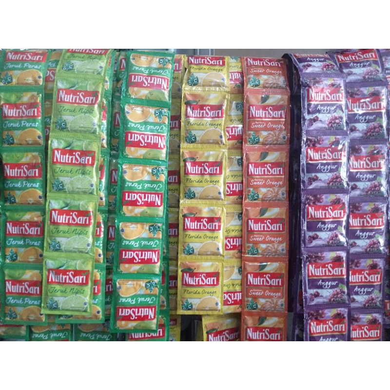 

NUTRISARI BERBAGAI VARIAN RASA ( 1 renceng 10 sachet )