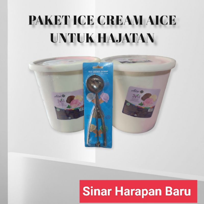 Paket ICE CREAM AICE dan DIAMOND Untuk Acara hajatan/ pernikahan