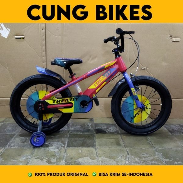 SEPEDA ANAK BMX TRENDY 18&quot; BAN 2.5 dan JUMBO 3.0