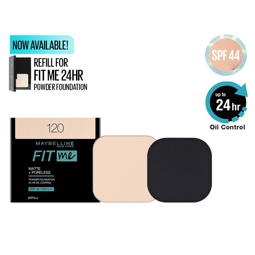 (Refill) Maybelline Fit Me Matte + Porless Powder Foundation