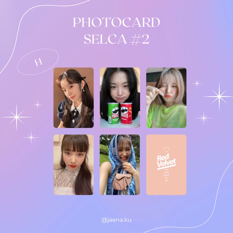 [RED VELVET] PHOTOCARD SELCA #2 RED VELVET ‼️BACA DESKRIPSI‼️