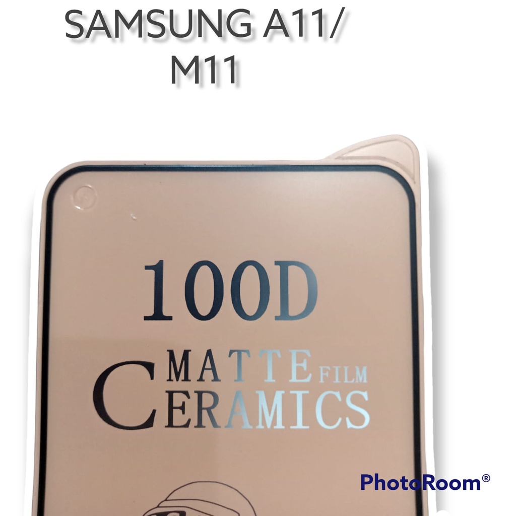 CMF Ceramic Matte Samsung A11 M11 6.4&quot; Full Screen Anti Gores Keramik Full Layar Anti Minyak