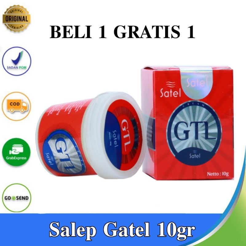 SATEL GTL Salep Gatel 10gr - Atasi Masalah Kulit Panu Kadas Kurap Kutu Air Bisul Alergi Jerawat Kore