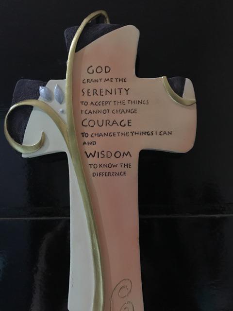 Pajangan Salib Dinding God Serenity Jesus Rohani Dekorasi Rumah