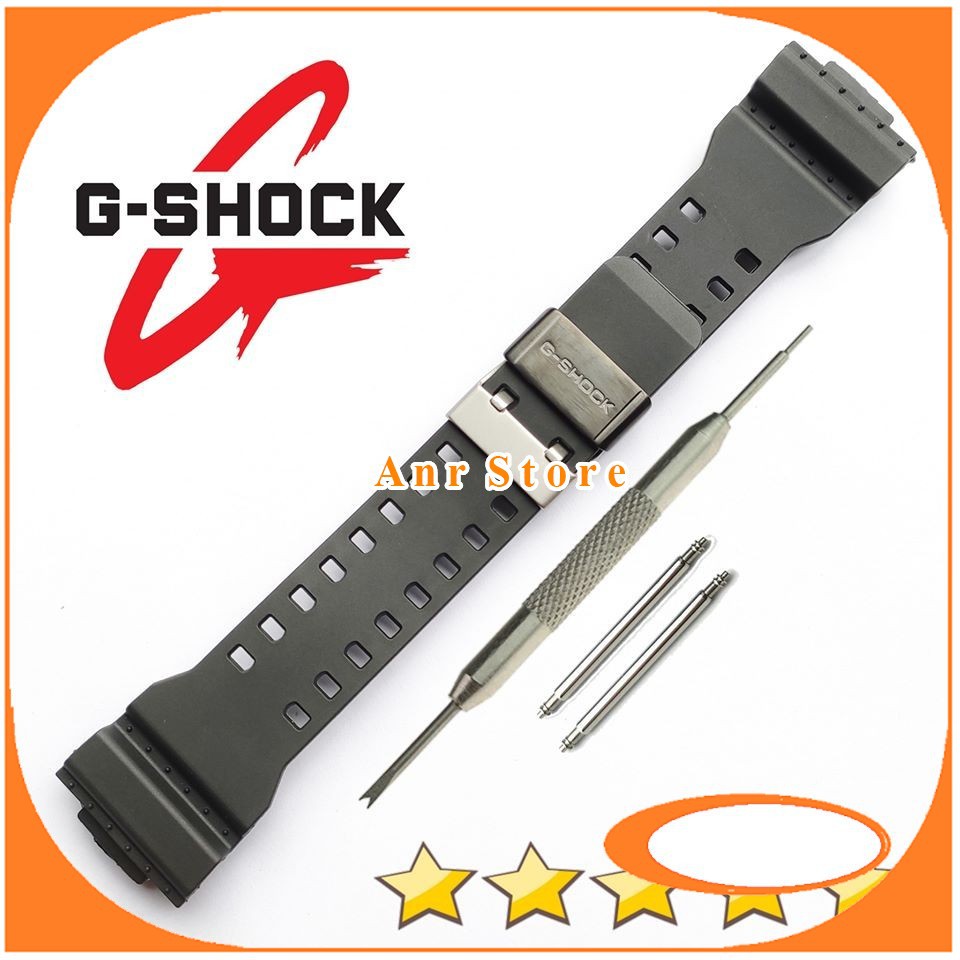 Tali Jam Tangan Casio G-Shock G GA GD GDF 100 110 120 150 200 300 8900 GA-100 GA-400 GA-700 GD-350 Premium Free Pen Remover