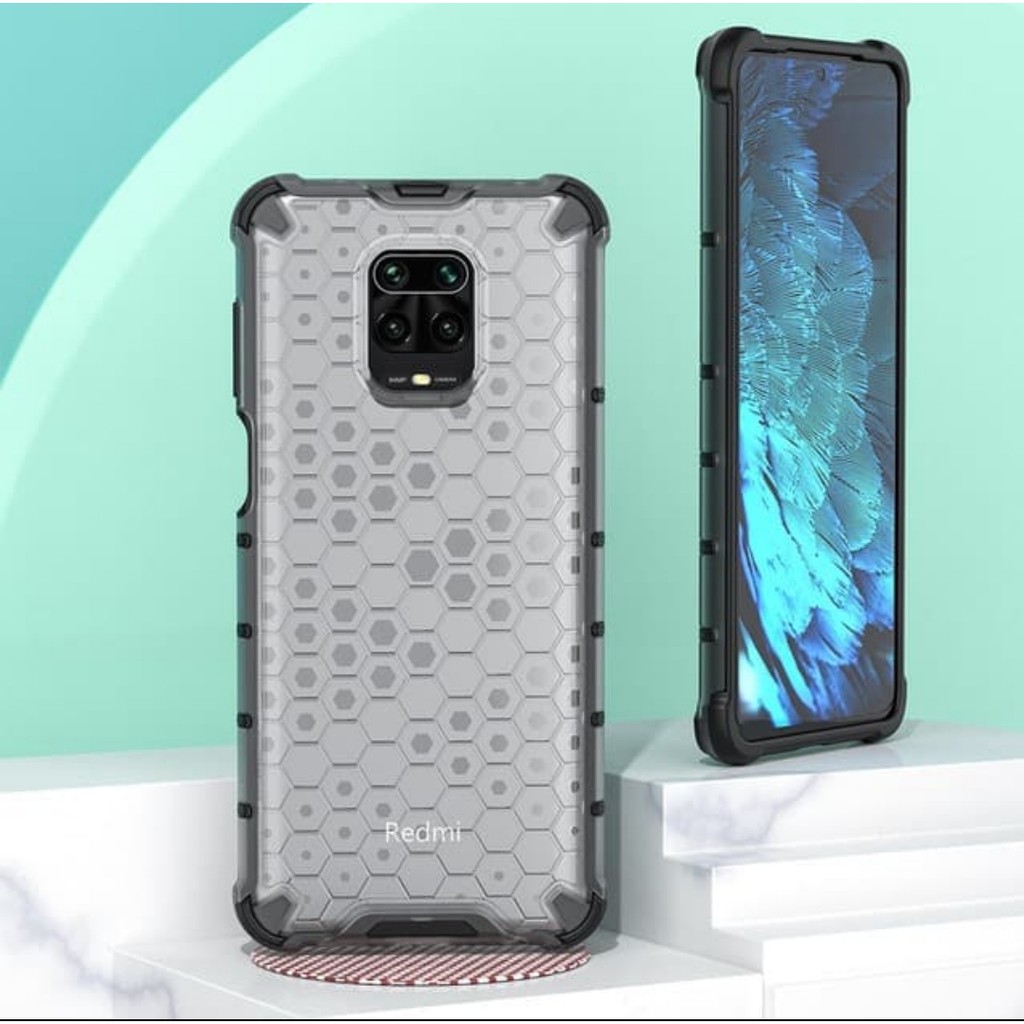 Rugged Armor Honeycomb Xiaomi Redmi note 9 Pro Case casing Cover