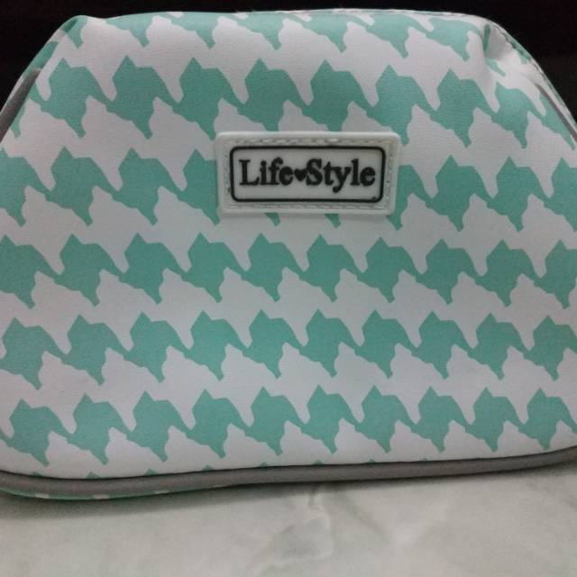 Houndstooth cosmetic bag MINISO