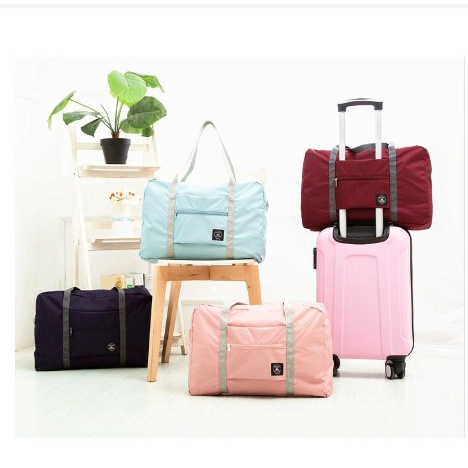 Tas Lipat Traveling Travel Wisata Jinjing Bagasi WIND BLOWS River Flows Hand Carry Bag [GN22]