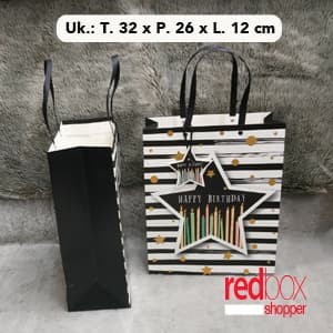 

✨ BISA COD ✨ Paper Bag Star Happy Birthday_Medium