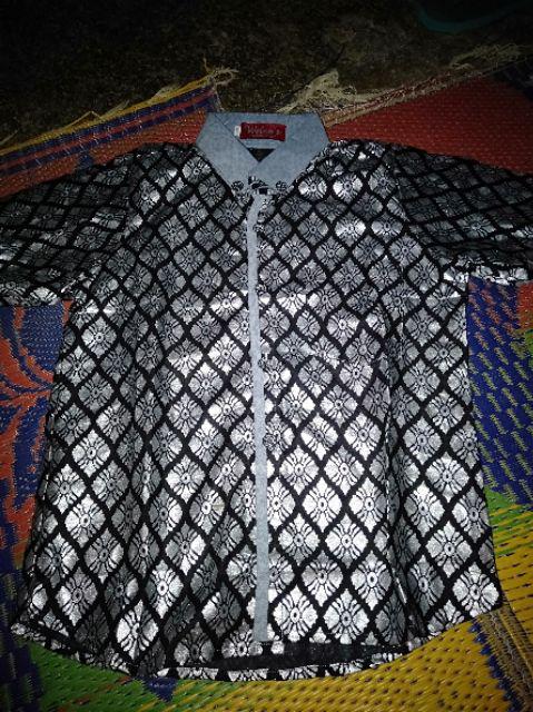 Kemeja Batik Katun Prada.bahan Lebih Tebal Tapi Adem Dan Serap Keringat