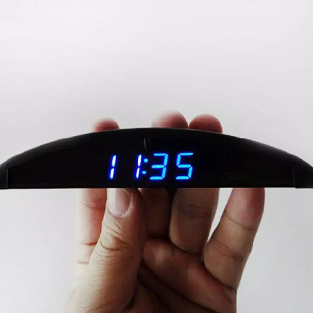 Pengukur Tegangan & Jam Led Mobil